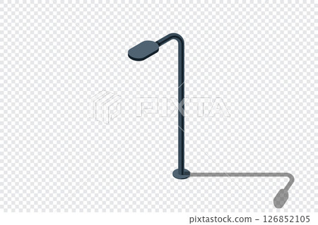 Isometric of light lamp pillar. Isometric street light. Isometric icon of a park light. Light pillar icon. Isometric outdoor lighting Isometric of light lamp pillar. Isometric street light. Isometric icon of a park light. Light pillar icon. Isometric outdoor lighting 126852105