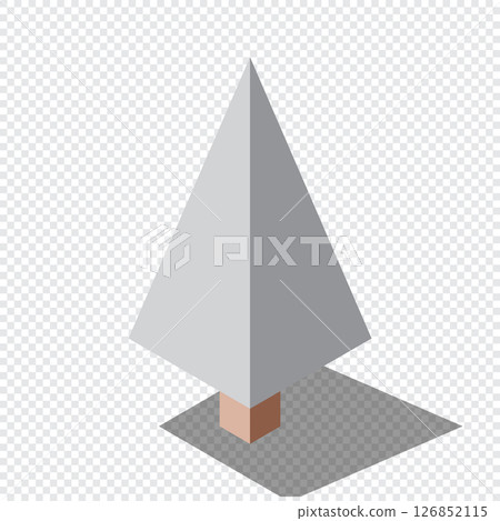 Isometric vector winter tree. Tree isometric elements. Isometric tree element for landscape design. Park element Isometric vector winter tree. Tree isometric elements. Isometric tree element for landscape design. Park element 126852115