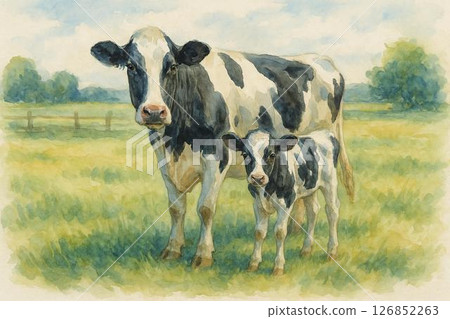 牧場/荷斯坦牛 牧場/荷斯坦牛 126852263