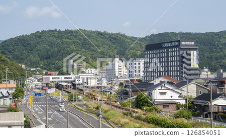 Scenery around Kurayoshi Station Scenery around Kurayoshi Station 126854051