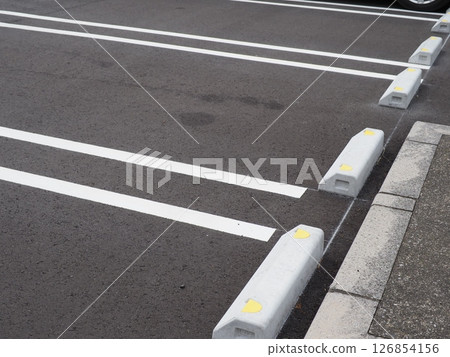 A scene in a parking lot. Copy space. Perfect for car-related materials. Can be used to advertise car spaces. A scene in a parking lot. Copy space. Perfect for car-related materials. Can be used to advertise car spaces. 126854156