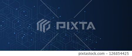 Abstract polygonal background technology concept, futuristic background Abstract polygonal background technology concept, futuristic background 126854425