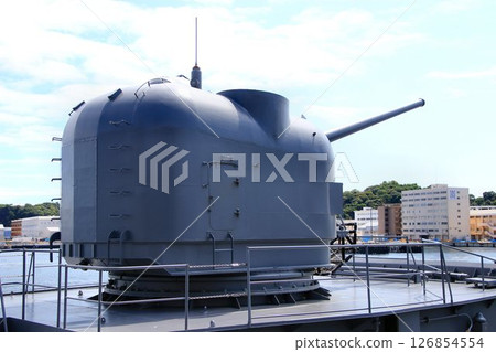 73式54倍口徑5吋單管速射砲…訓練艦「島風號」 126854554