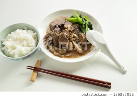 Beef rib set meal Beef rib set meal 126855038