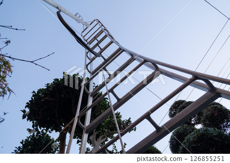 Gardening tripod 126855251