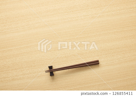 Japanese style image of chopsticks Japanese style image of chopsticks 126855411