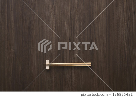 Japanese style image of chopsticks Japanese style image of chopsticks 126855481