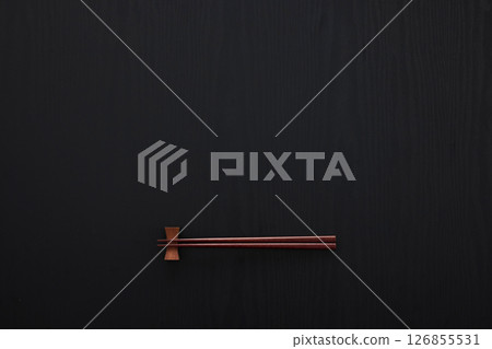 Japanese style image of chopsticks 126855531