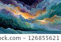 Beautiful sky 126855621