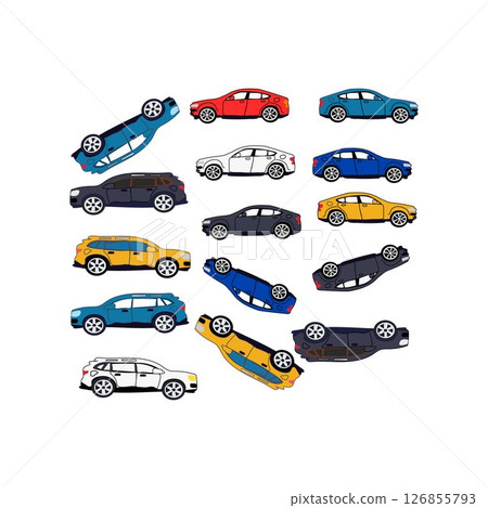 electric vehicle electric car electric vehicle electric car 126855793