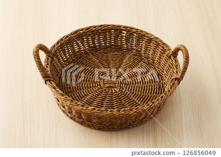 Basket made of natural materials Basket made of natural materials 126856049