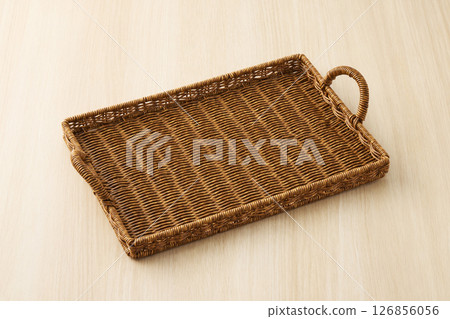 Basket made of natural materials 126856056