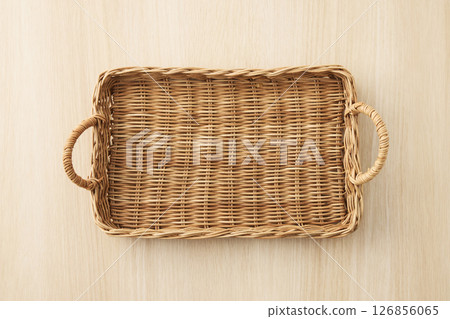Basket made of natural materials Basket made of natural materials 126856065