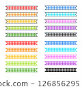 Ribbon Tape Set Tartan Check Vivid 126856295