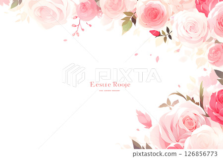 玫瑰背景材料 126856773