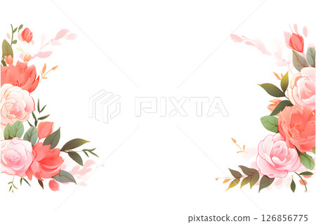 玫瑰背景材料 玫瑰背景材料 126856775