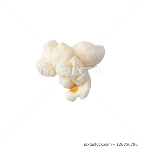 Popcorn flakes on a white background 126856796