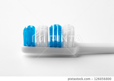 Toothbrush isolated on a white background Toothbrush isolated on a white background 126856800