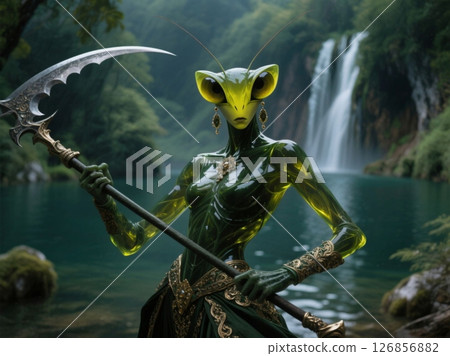 真實的類昆蟲外星人螳螂 126856882