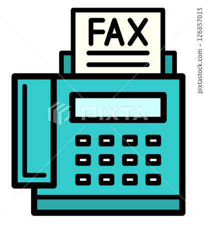 A fax is a communication device used to send documents and information for work. 126857015