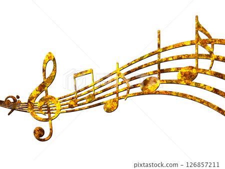 旋律音符框架 旋律音符框架 126857211