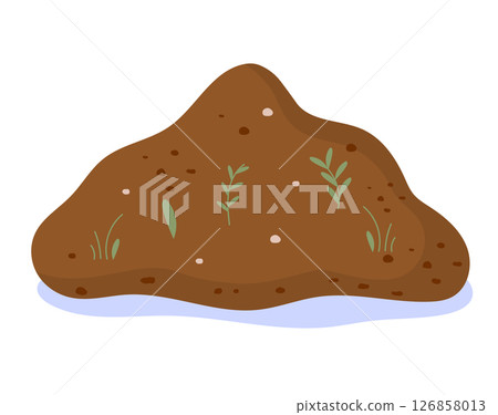 Sprouting Soil Green Plants Growing Cartoon Vector Illustration Sprouting Soil Green Plants Growing Cartoon Vector Illustration 126858013