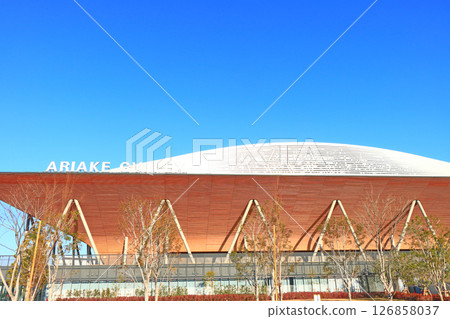Scenery of Ariake Gymnastics Centre, Koto-ku, Tokyo Scenery of Ariake Gymnastics Centre, Koto-ku, Tokyo 126858037