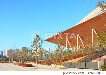 東京江東區有明體操中心的風景 東京江東區有明體操中心的風景 126858040