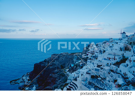 Beautiful landscape of Santorini Beautiful landscape of Santorini 126858047