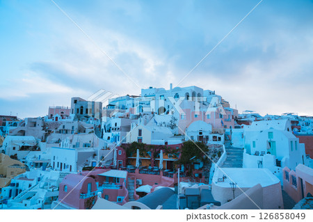 Beautiful landscape of Santorini Beautiful landscape of Santorini 126858049