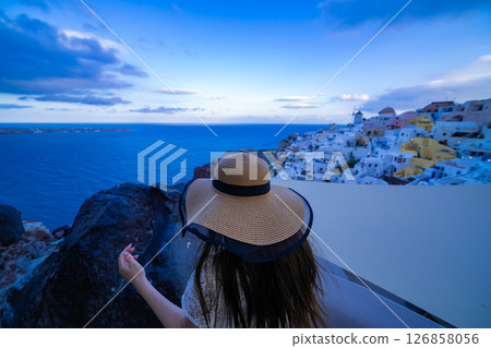 Beautiful landscape of Santorini Beautiful landscape of Santorini 126858056