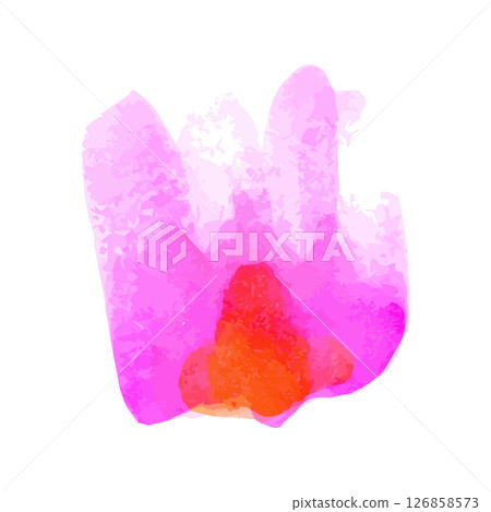 Colorful vector watercolor brush stroke. Rainbow colors watercolor paint stain vector banner background Colorful vector watercolor brush stroke. Rainbow colors watercolor paint stain vector banner background 126858573