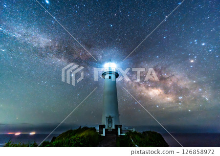 Tsumekizaki Milky Way Lighthouse Izu Superb View [Shimoda City, Shizuoka Prefecture] 126858972