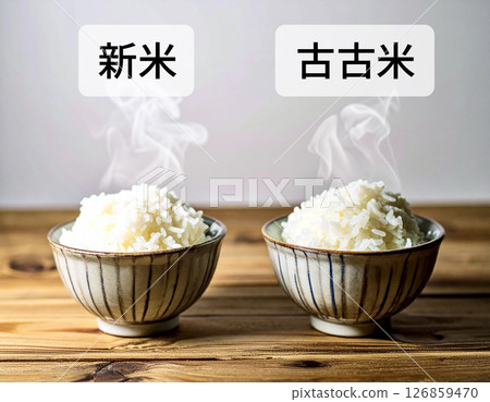 新米與陳米味道對比圖 新米與陳米味道對比圖 126859470