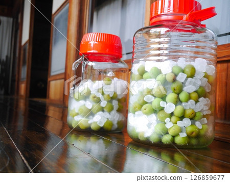 Ume-work: Plum syrup Ume-work: Plum syrup 126859677