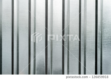 Background metal sheet with vertical lines texture Background metal sheet with vertical lines texture 126859918