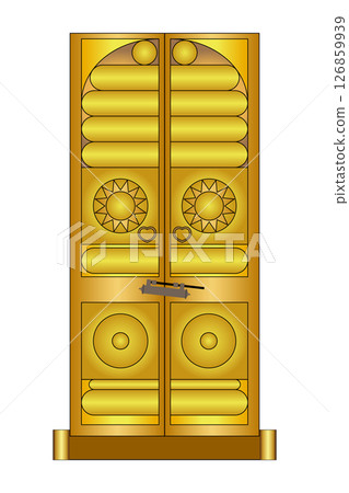 Design of the Holy Door of the Kaaba Design of the Holy Door of the Kaaba 126859939