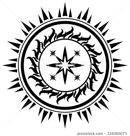 Sun Magic Circle 126860073