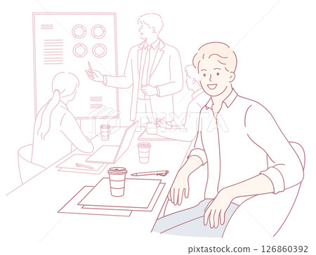 Join us for a Collaborative Team Meeting set to take place in the Conference Room today 126860392