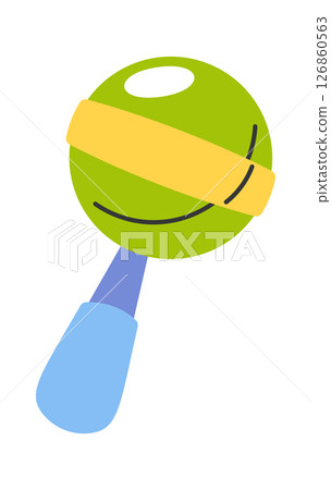 Rattle cartoon infant toy design 126860563