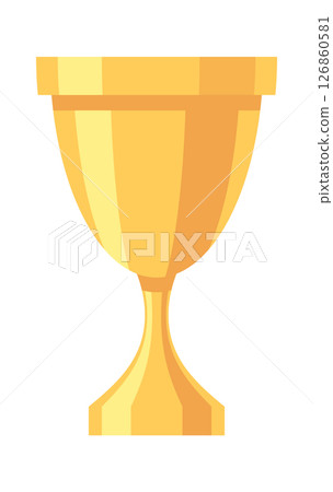 Golden amphora ancient pitcher cartoon 126860581