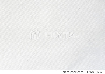 Soft white fabric with smooth weave and subtle sheen, ideal for design projects 126860637