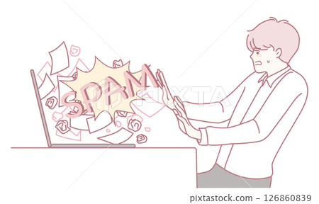 In the digital age, many feel overwhelmed by the volume of spam emails in their inboxes 126860839
