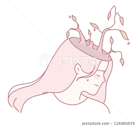 Emotional Growth Engendered Through Natures Touch Portrayed in a Unique and Artistic Illustration Emotional Growth Engendered Through Natures Touch Portrayed in a Unique and Artistic Illustration 126860859