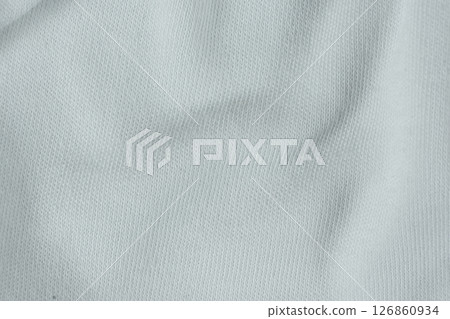 Close-Up of Abstract Cotton Textile Surface Top View 126860934