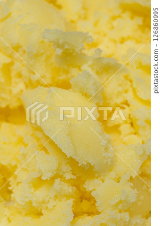 Close Up Of Creamy Clarified Ghee Surface 126860995
