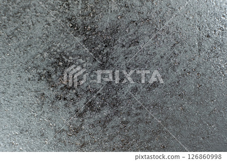 Detailed Surface Of Cast Iron Pan Macro. Detailed Surface Of Cast Iron Pan Macro. 126860998