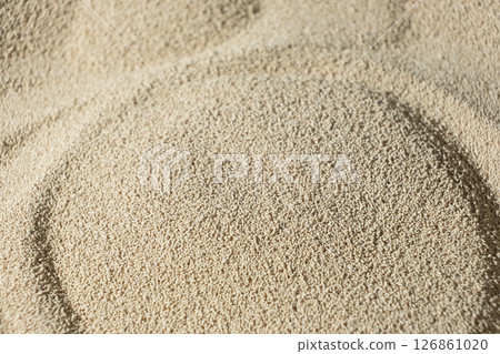 Macro Texture of Dry Yeast Used for Baking. 126861020
