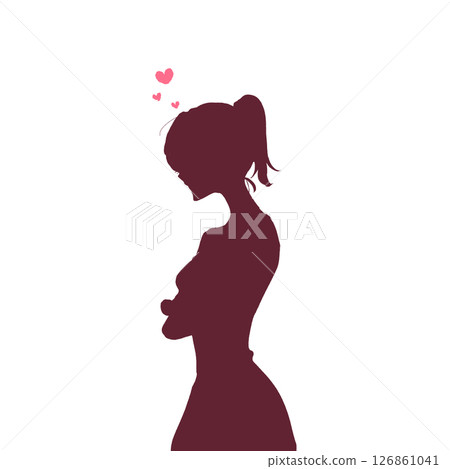戀愛中的女人,雙手交叉 戀愛中的女人,雙手交叉 126861041