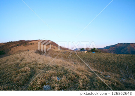 Sunrise at the Shiraga Refuge Shelter 126862648
